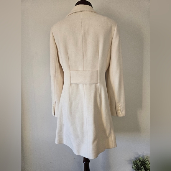 ANNE KLEIN cream wool jacket. Size small - Picture 5 of 13